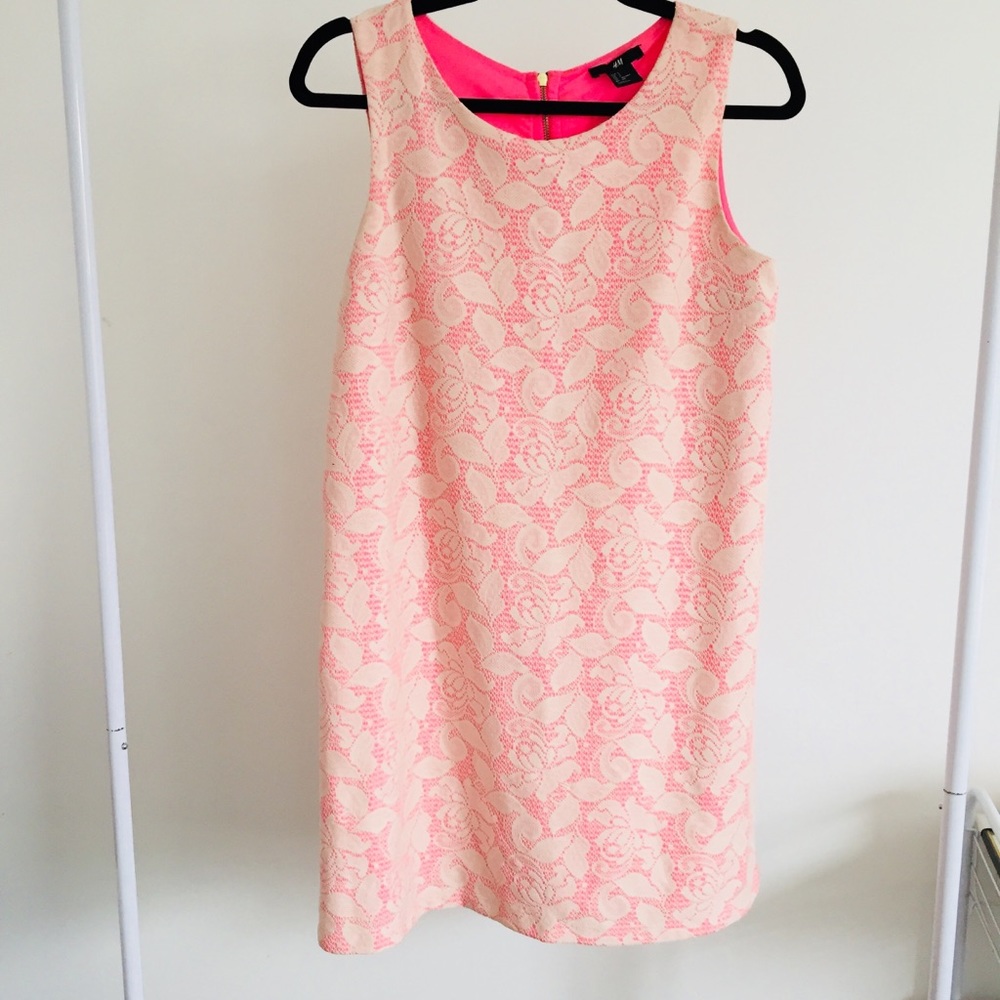 H&M pink Shift Dress